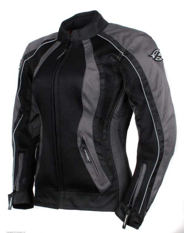 Мотоциклетная текстильная женская куртка XENA черная фото 1