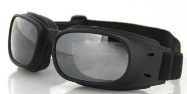 Очки Piston чёрные с зеркальными линзами фото 1