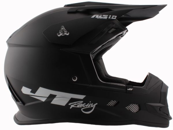 Шлем кроссовый  ALS1.0 черный фото 3